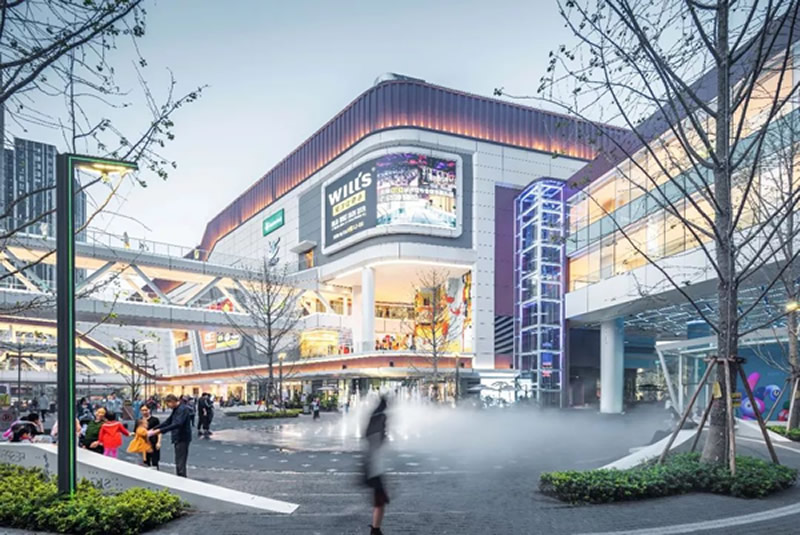 U街商業(yè)綜合體外墻清洗案例